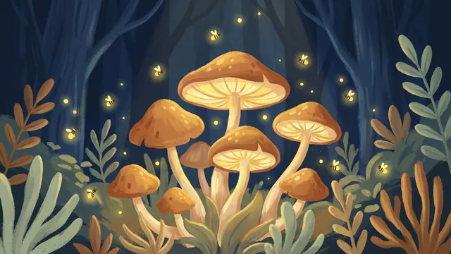 Painted cover for a personalised story set in an enchanted forest