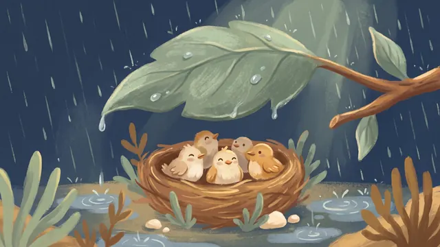 Cover illustration for a personalised children's story about kindness