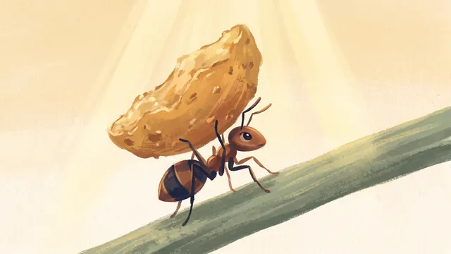 Cover illustration for a personalised children's story about not giving up